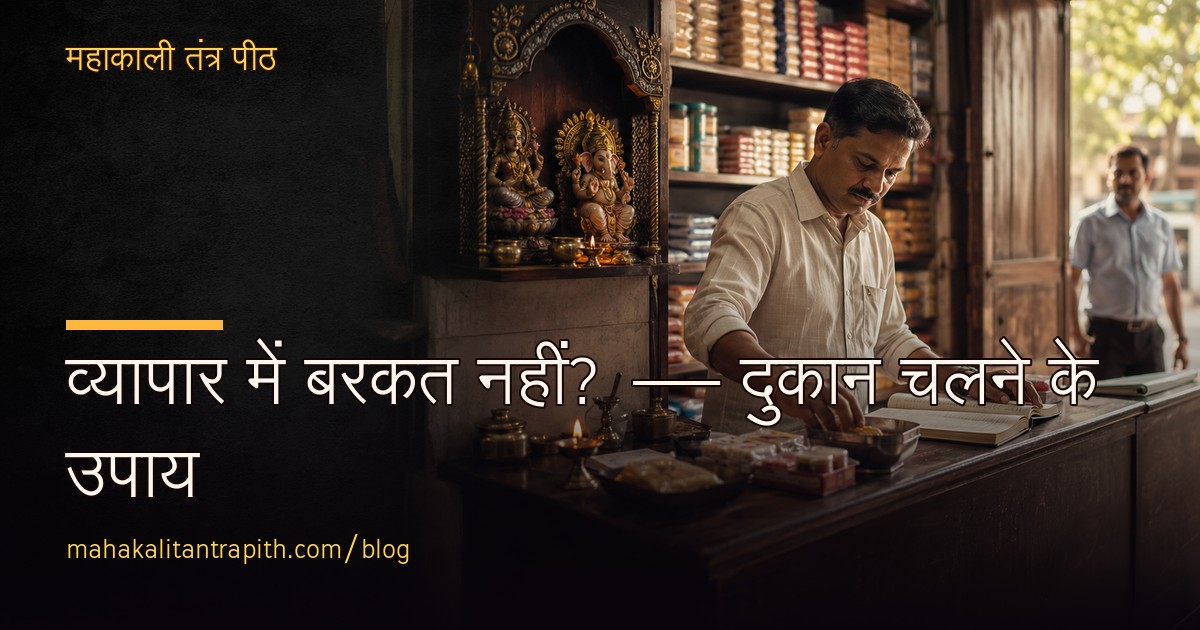 व्यापार में बरकत नहीं? दुकान न चलने के कारण व अचूक उपाय