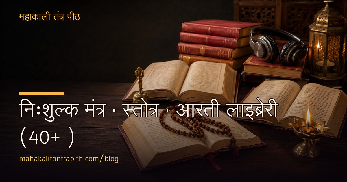 निःशुल्क मंत्र · स्तोत्र · आरती लाइब्रेरी (40+)