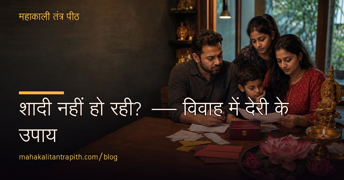 शादी नहीं हो रही? विवाह में देरी के कारण व शास्त्रोक्त उपाय