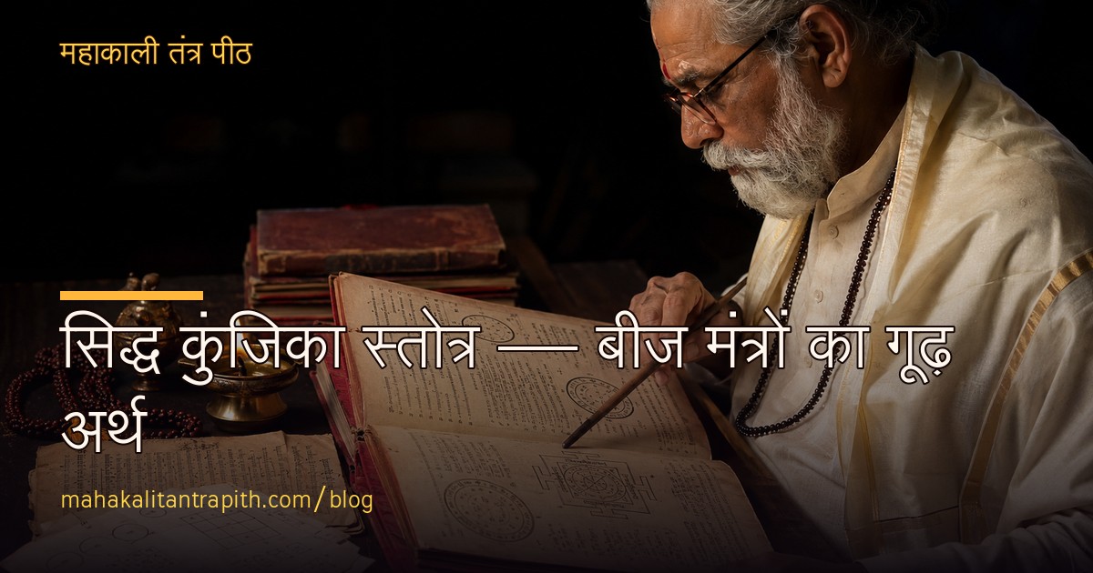 सिद्ध कुंजिका स्तोत्र — बीज मंत्रों का गूढ़ अर्थ